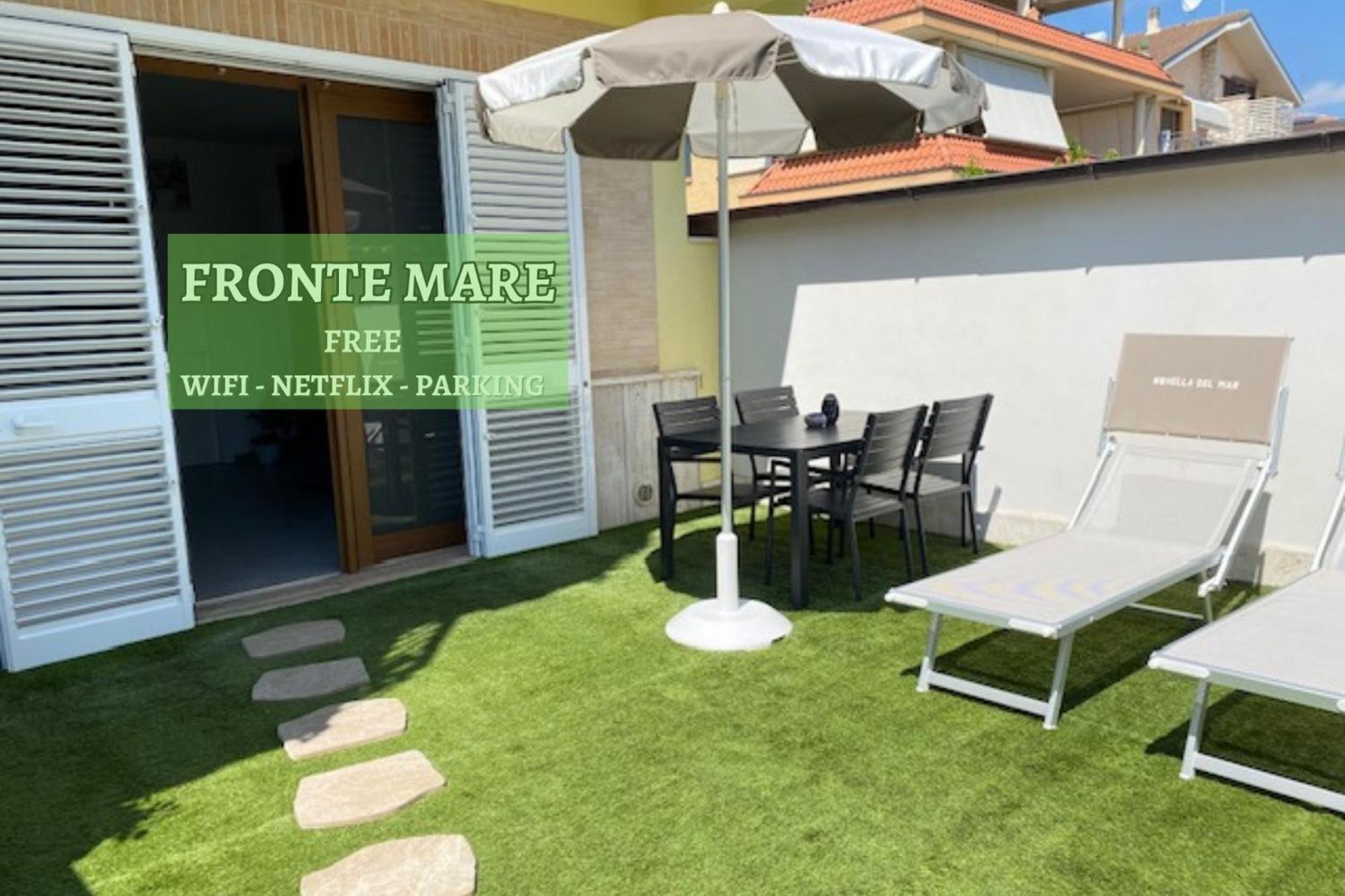 Novella Del Mar Prima Fila Dal Mare Villa Grottammare Buitenkant foto